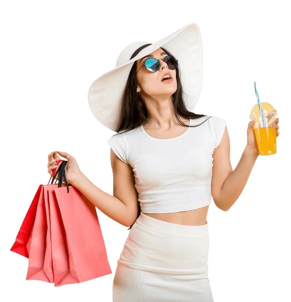 Shopping Girl Image